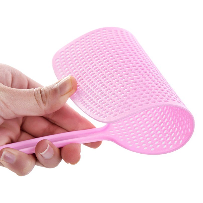 Красочная длинная ручка пластиковая мухобойка ручной удар комаров