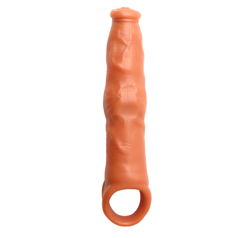 Wolf-Tooth Textured Extension Condom Sleeve, Soft TPE, Delay Design — detail image 4
