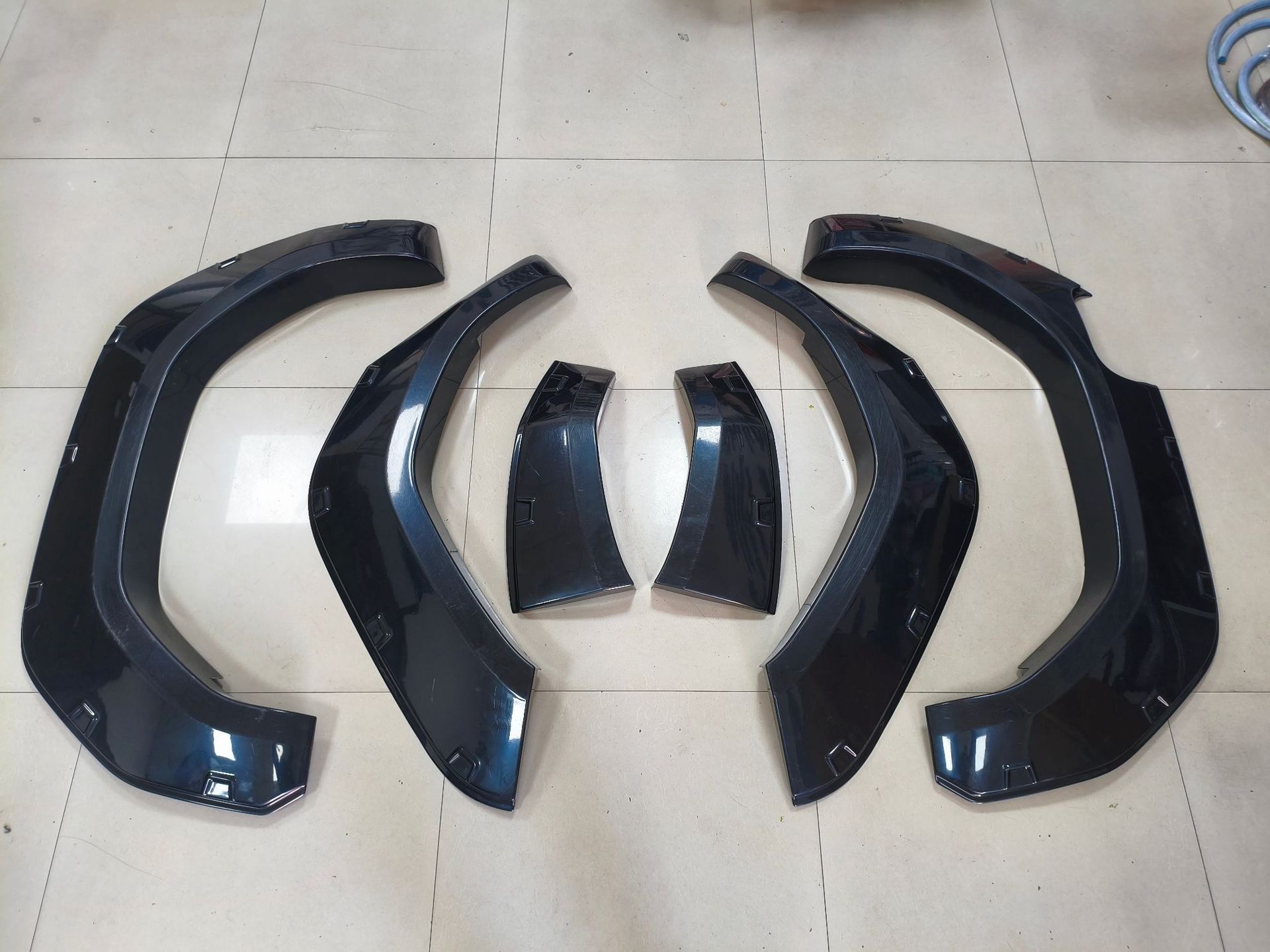 Hilux Travo Wheel Arches New Model Hilux Travo Wheel Arches Enlarged and Widened Decorative Studs Travo Wheel Arches