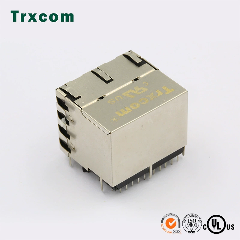 Оригинальный сетевой соединитель ARJM11A1-009-KB-CW2 порта RJ45 с изоляционным фильтром