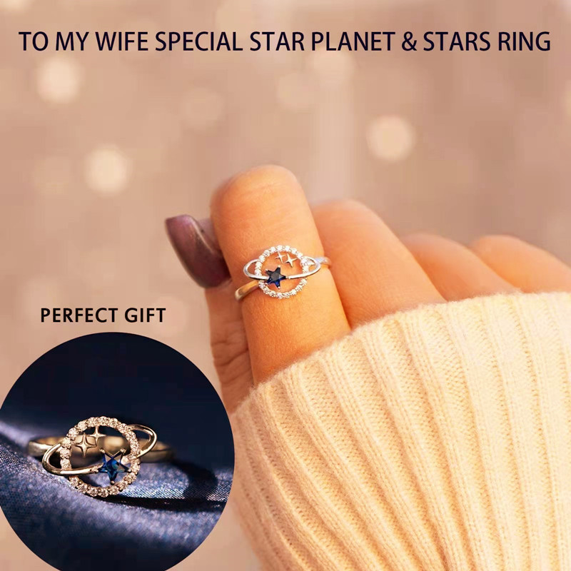 Fashion Star Alloy Plating Hollow Out Zircon Women's Rings 1 Piece display picture 3