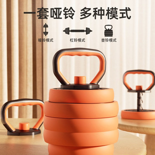 Dumbbell Men's Fitness Home Equipment Kettlebell Set Combination Dormitory Adjustable Weight Solid Barbell Dumbbell Rack