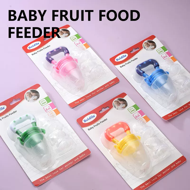 跨境热卖婴儿星月果蔬乐安抚奶嘴 fruit feeder硅胶网袋宝宝喂养