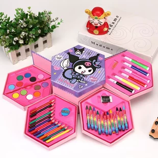 Набор для рисования Kuromi 46 предметов подарочная коробка