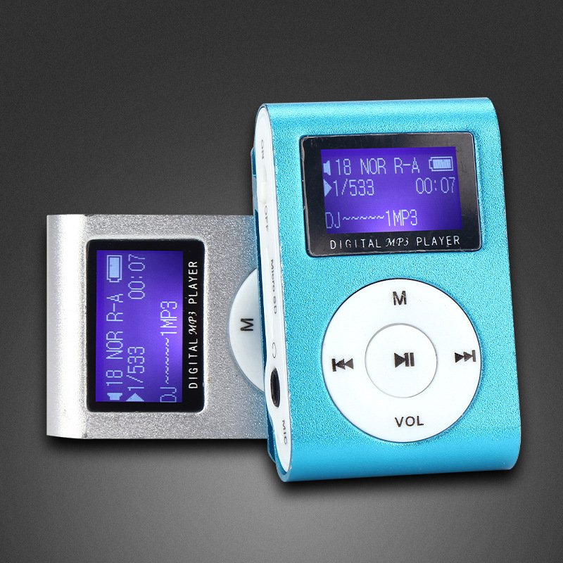 金属スクリーン付きカード付きスクリーンmp3鉄クリップミニ棚mp3スクリーン付きカード付き新型mp3プレーヤー|undefined