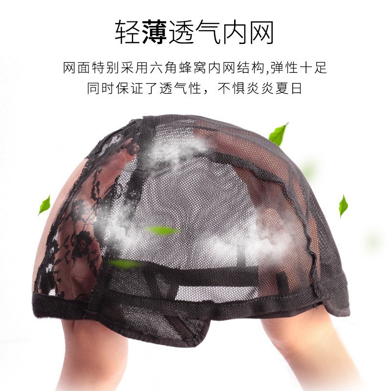 Peluca mujer pelo corto seda de cabello real cubierta de cabeza completa celebridad de Internet cara redonda aire flequillo Haibo cabeza de onda cubierta de peluca natural