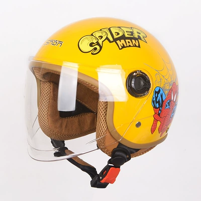 Hat Four-Season Helmet Children's Electric – Motosiklet kaskı (dəbilqə) - yellow