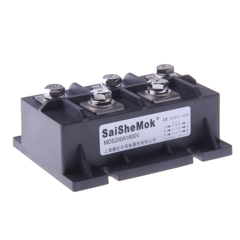 SaiSheMOK赛社 MDS200A1600V 150A200A三相整流模块 MDS150A1600V