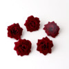 Simulation velvet rose head DIY wedding home decoration flower ring jewelry accessories flowers flower gift rose wholesale