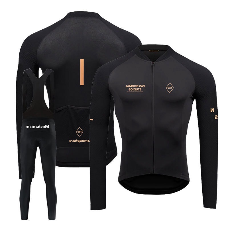Cross-Border Pas Long-Sleeved Cycling Clothing, Spring & Fall Quick-Drying Breathable Road Cycling Clothing, Mountain Cycling Clothing, Kidsren's Roller Skating Clothing