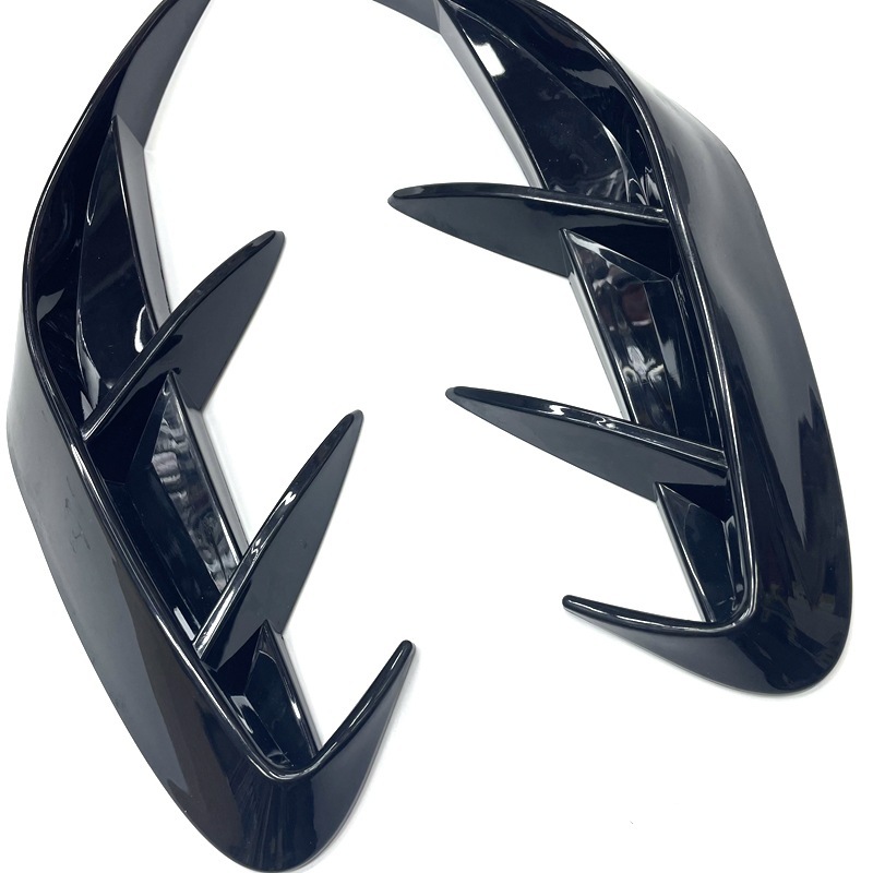Car fender modification rear blade rear bumper side wind knife simulation air outlet general car exterior hood