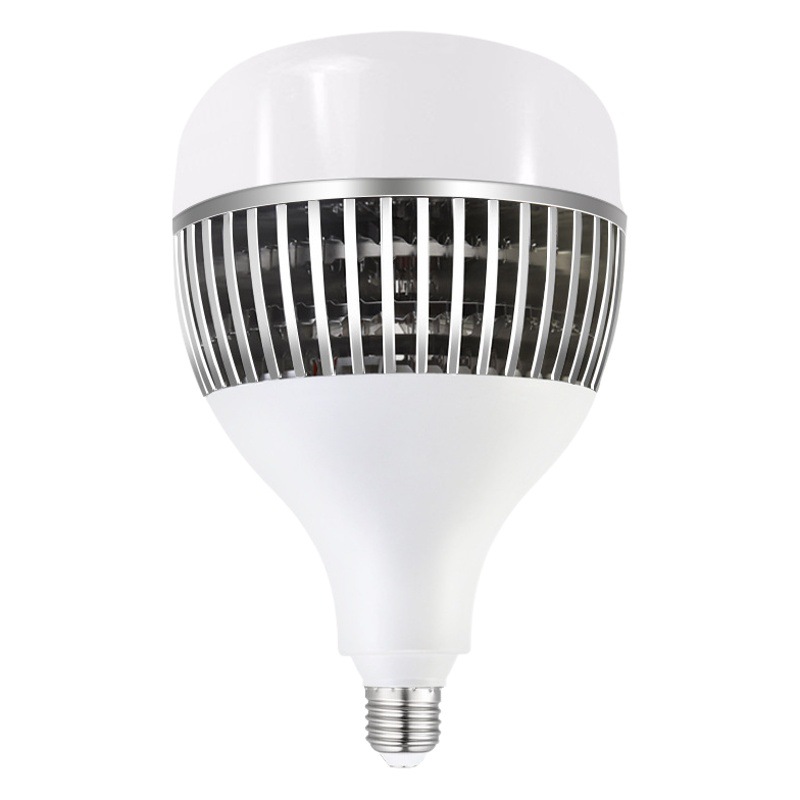Bombilla de aluminio led e27 boca de tornillo e40 bombilla de aleta de aluminio bombilla de disipación de calor fuerte almacén bombilla de ahorro de energía