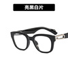 Decorations, square trend sunglasses, 2022 collection, Korean style