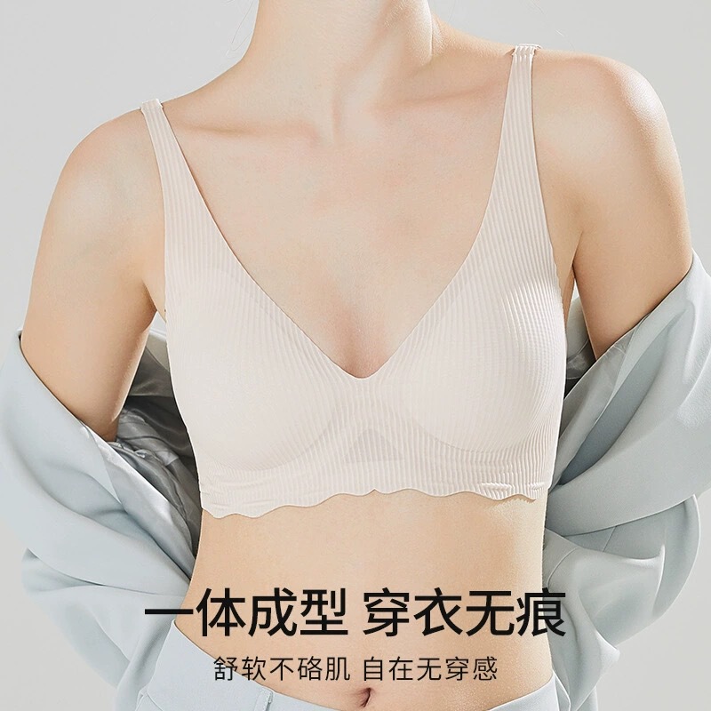 Summer Cool Intimates, Light Cup, Seamless, Breathable, Padded, Beautiful Back, Push-Up One-Piece Jelly Soft Support Bra Summer Cool Intimates, Light Cup, Seamless, Breathable, Padded, Beautiful Back, Push-Up One-Piece Jelly Soft Support Bra