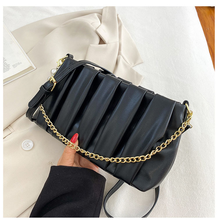 Bolso de moda coreano plegado para mujeres 2026 verano nuevo nicho de lujo pequeño bolso cuadrado de alta calidad de viaje de hombro mochila