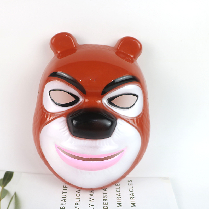 빛 곰 큰 마스크 없음