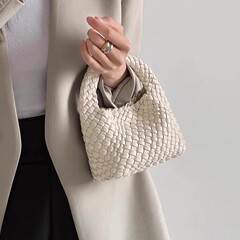 手作りのバッグ女性ミニバケツバッグチェーンバッグミニハンドバッグ