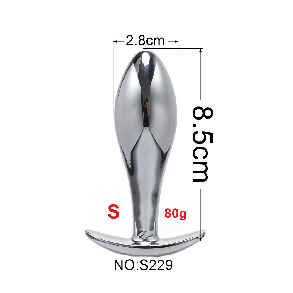 Detachable Anal Plug Heads, Silicone & Metal Options, Multiple Shapes and Sizes
