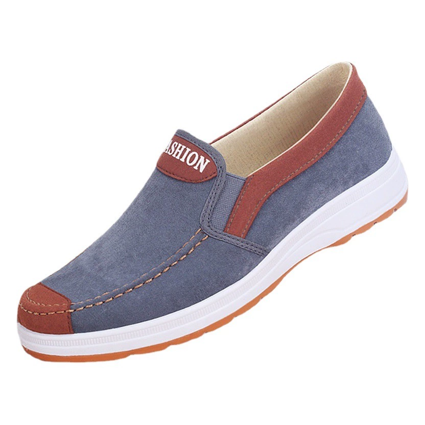 Летняя обувь из дышащей ткани, повседневная обувь, оптовая продажа, старая пекинская тканевая обувь, удобная нескользящая парусиновая обувь, мужская рабочая обувь