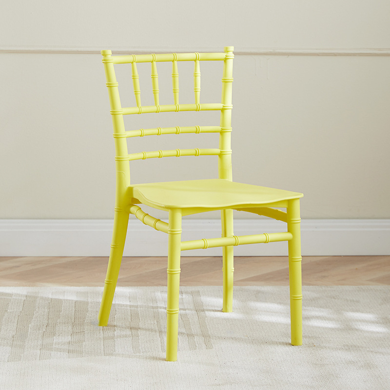 Silla infantil de bambú para banquetes, jardín de infantes o comedor, con respaldo integrado, uso doméstico o escolar