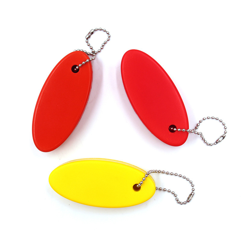 Pendant red, yellow and blue color sales EVA floating water keychain buoy PU foam keychain can be single and double printed LOGO Pendant red, yellow and blue color sales EVA floating water keychain buoy PU foam keychain can be single and double printed LOGO