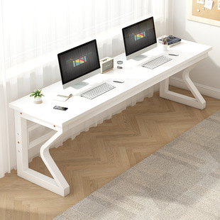 Simple Desktop Computer Desk, Home Bedroom Desk, Integrated Double Study Desk, Student Writing Desk, E-Sports Office Q&
