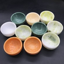 玉石茶碗茶杯陕西蓝田玉酒杯小玉碗白玉小茶杯厂家玉器玉杯跑江湖