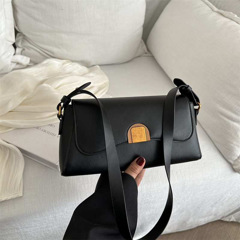 Bolso de brazo retro de palo para mujeres 2025 nuevo nicho de moda de alta sensación bolso de hombro universal bolso de mochila