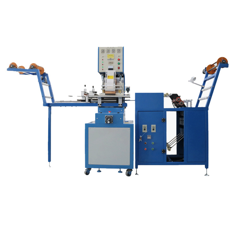 织带凹凸压花机 全自动织带压痕机 松紧带 弹力带压纹压logo设备