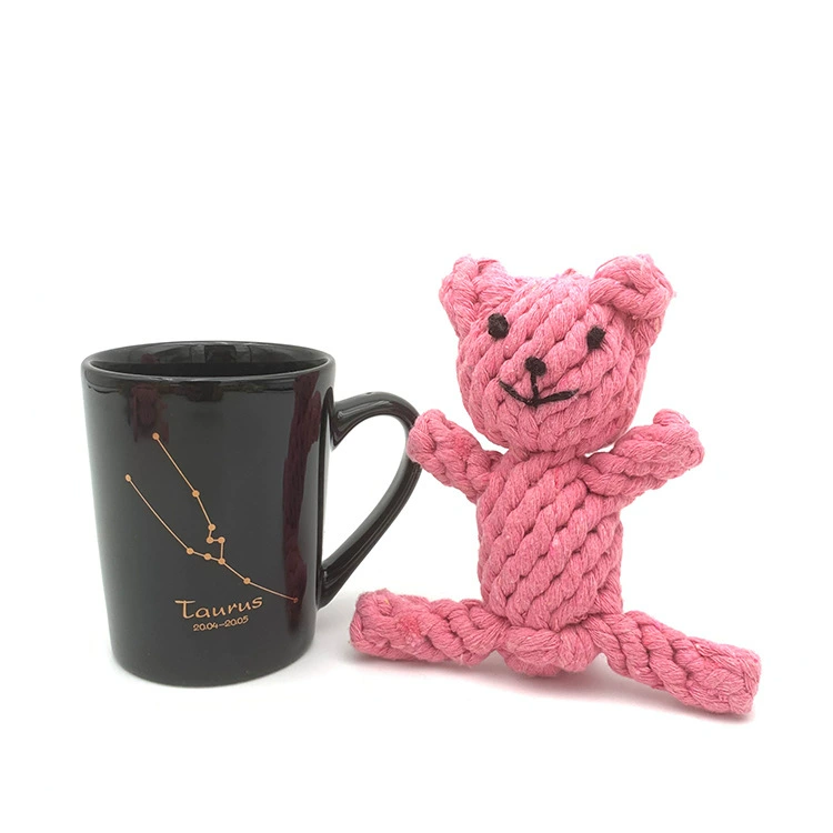 Плетённая игрушка, handmade, для животных, с маленькими мишками