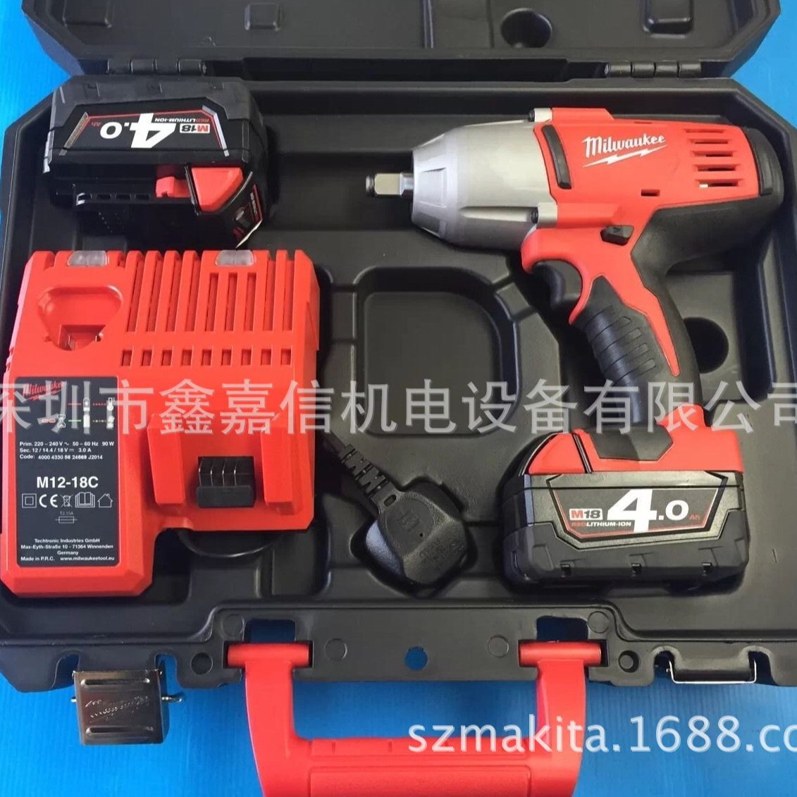 现货批发 美国工业级充电冲击扳手 HD18HIWF-402C