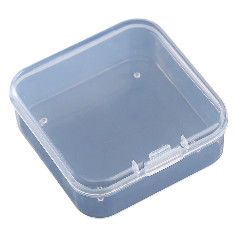 5,5 квадратная коробка pp прозрачная пластиковая коробка Luya Блокировка бисера износ ногтей бисером ящик для хранения стикер компонент организации коробка