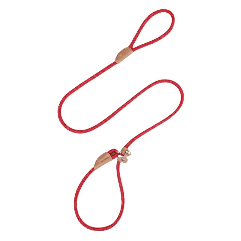 Cuerda de nylon P Cadena de tracción a juego de piel de vaca redondo P cuerda de perro entrenamiento para caminar P cuerda de tracción de perro retráctil