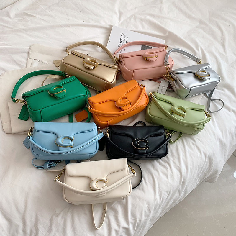 2022 New Women's Bag Candy Color Super Soft Cloud Bag Shoulder Bag Crossbody Bag Handbag Export Cross-Border Bag