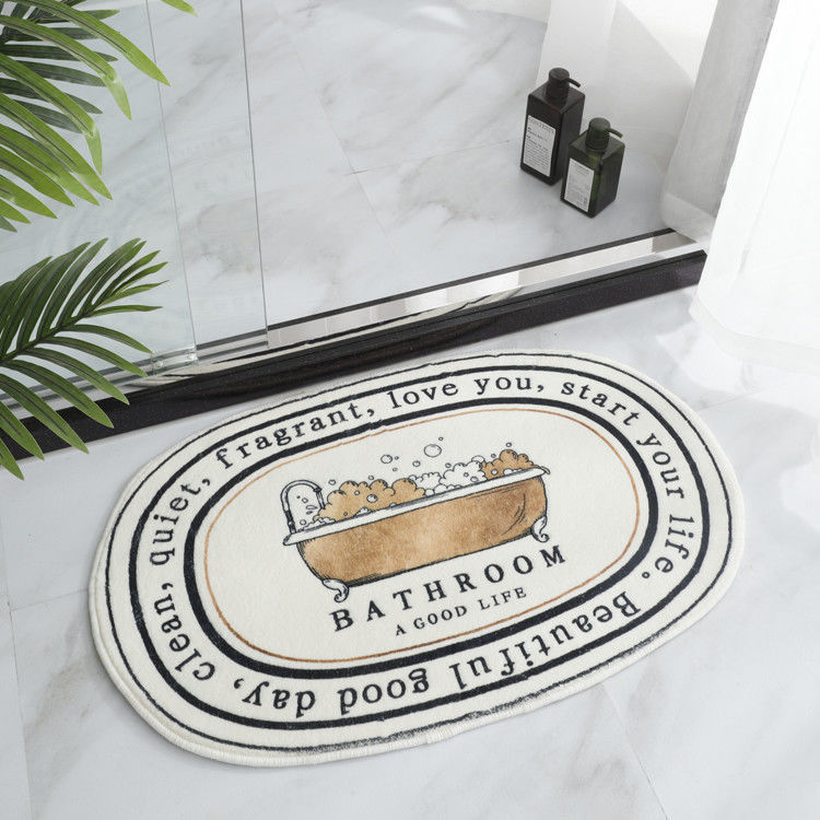 Bathroom Non-Slip Mat, Floor Mat, Bathroom Entrance Absorbent Mat, Bedroom Carpet, Bathroom Non-Slip Foot Mat, Quick-Drying Cartoon Bathroom Non-Slip Mat, Floor Mat, Bathroom Entrance Absorbent Mat, Bedroom Carpet, Bathroom Non-Slip Foot Mat, Quick-Drying Cartoon