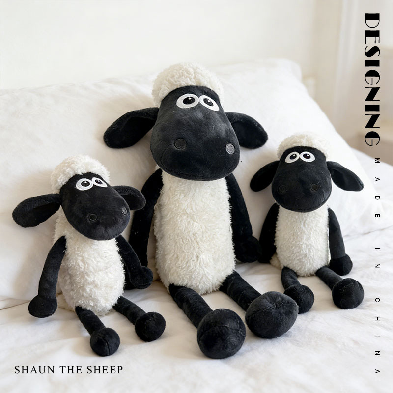 Cross-Border Shaun the Sheep Plush Toy, Cute Companion Doll, Gift for Boyfriend/Girlfriend's Birthday