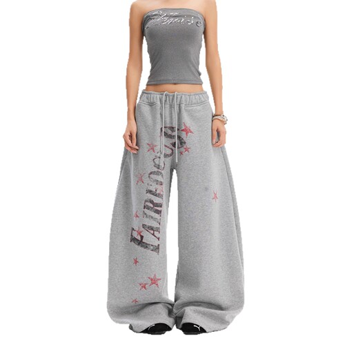 New Loose Casual Pants for Men - Korean Style Trendy and Versatile Trousers - Summer Thin Model with a Draping Effect Wide Leg Floor-Length Pants