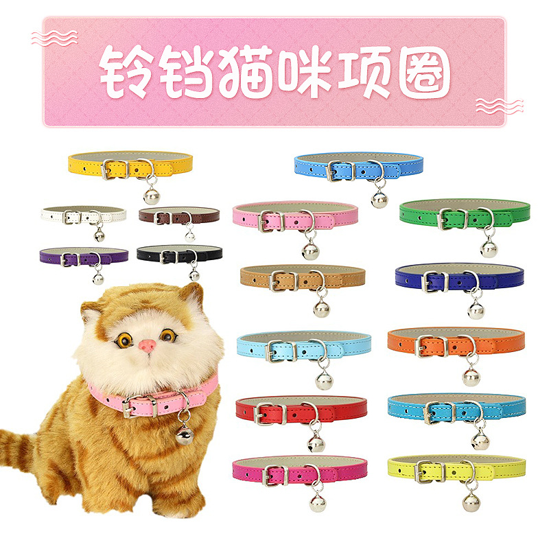 和风ins宠物脖圈DIY日式铃铛猫咪项圈反光狗项圈猫咪围脖宠物项链