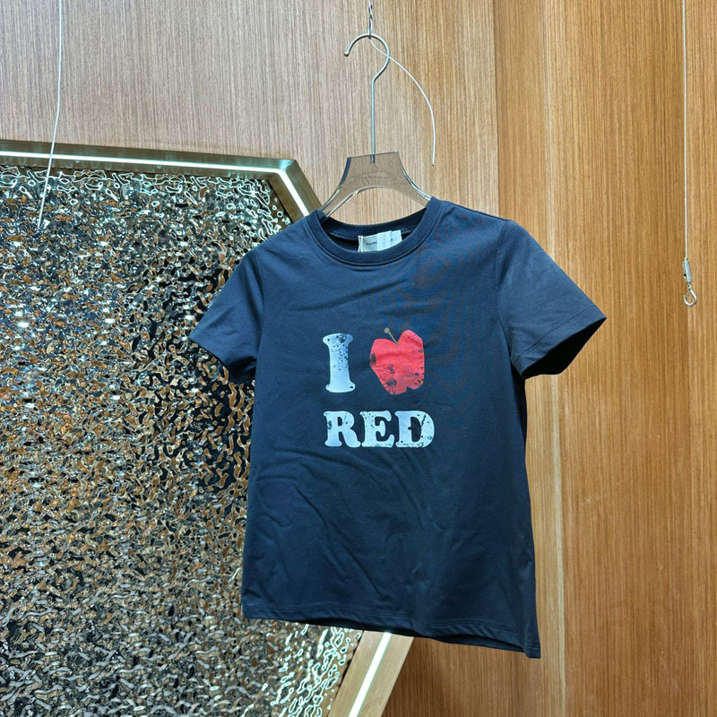 in stock/Otaku Women's Classic Small Round Neck Apple Printed T-Shirt Women's Fit Short Sleeve Top in stock/Otaku Women's Classic Small Round Neck Apple Printed T-Shirt Women's Fit Short Sleeve Top