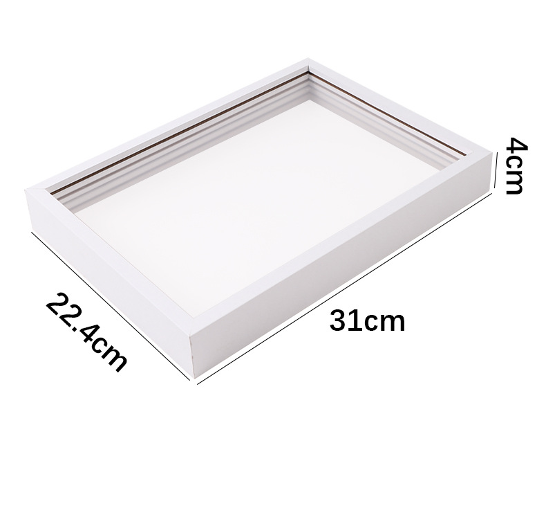 Pet DIY photo frame colourful graffiti hand and foot prints memorial photo frame can be hung or displayed