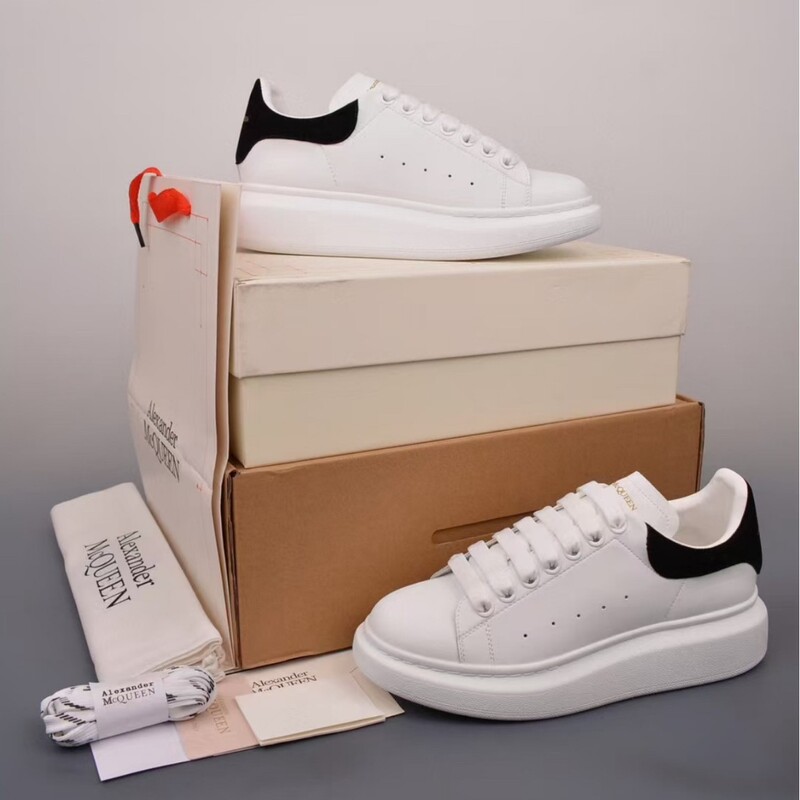 2026 Hot-Selling Cross-Border Putian Shoes Mcqueen White Sneakers Pure Original Men's and Women's Couple Sneakers Thick-Soled Height-Increasing Sports Shoes 2026 Hot-Selling Cross-Border Putian Shoes Mcqueen White Sneakers Pure Original Men's and Women's Couple Sneakers Thick-Soled Height-Increasing Sports Shoes