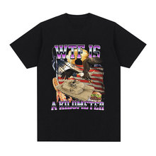 Wtf Is A Kilometer Meme Graphic T Shirt Men's Fashion Hip Ho