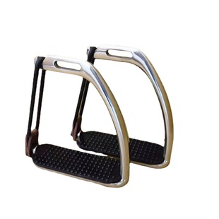 High quality supply professional manufacturers produce and sell stainless steel stirrup safety stirrup black stirrup horse mouth