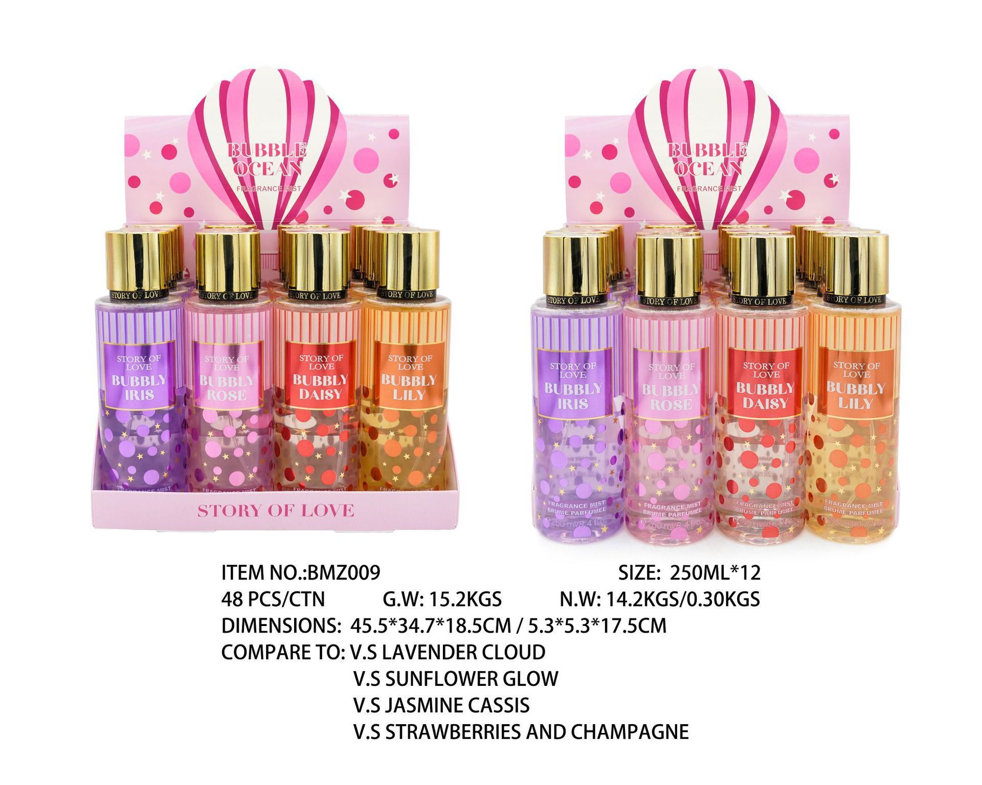 Perfume para mujeres 250ml spray corporal comercio exterior sudeste asiático sudamericano fragrancia para hombres estand paquete de muestra especial image 15