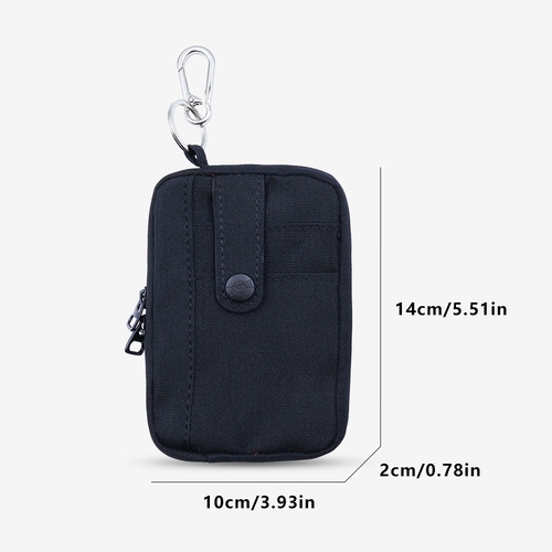 Oxford Short Keychain Wallet Jamie Luo Change Purse Street Fashion Bank Card ID Storage Bag