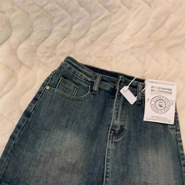 Sexy retro denim skirt