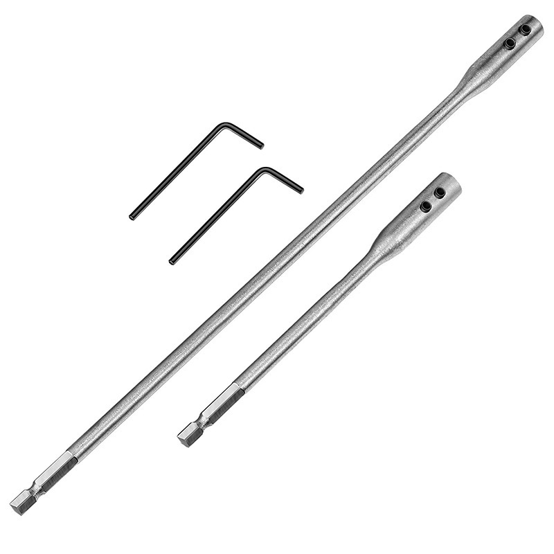 钻头延长杆六角柄加长杆连接快速更换延长杆扁钻加长杆150mm300mm