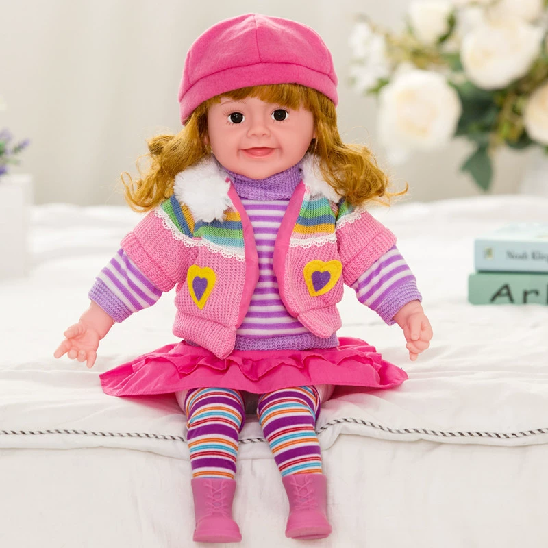 Speaking smart doll, realistic toy from soft rubber