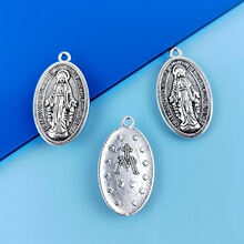 1.9*3.4cm�羳����DIY�Ͻ���Ʒ�������������Բʥĸ��׹����ֱ��
