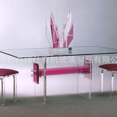 惠州亚克力厂家亚克力椅子 结实透明亚克力餐桌椅